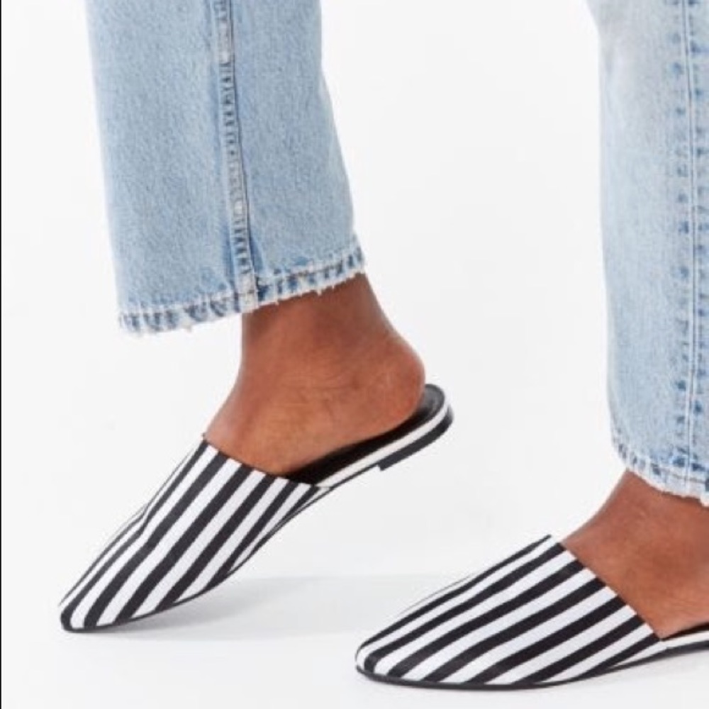 UO Stripped Mule Shoe